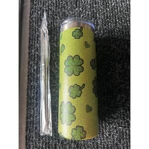 20 oz stainless steel tumbler with lid and straw